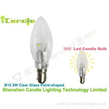 4000k Epistar Chip 360 Led Bulb 3W With 1.2mm Thickness PCB